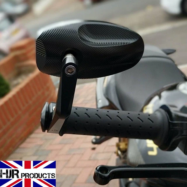 CNC Bar End Mirrors Triumph Street Triple 675  pair Genuine HJR Products