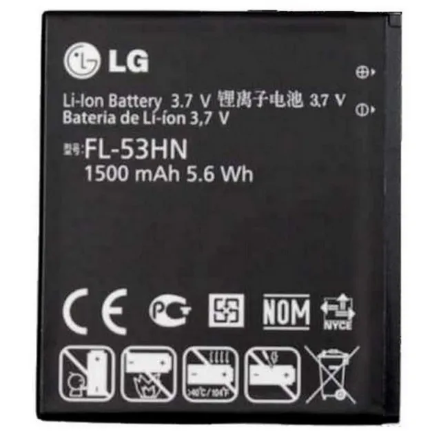 LG Batteria originale FL-53HN per OPTIMUS 3D P920 DUAL P990 1500mAh Pila Nuova