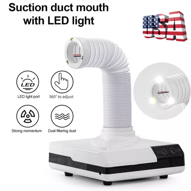 Dental Lab Dust Collector Extractor Vacuum Cleaner LED Dust Suction Machine OR