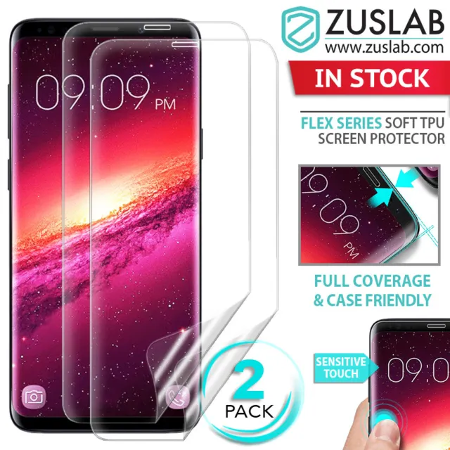 For Galaxy S8 S9 S9 Plus Genuine ZUSLAB Full Coverage TPU Screen Protector