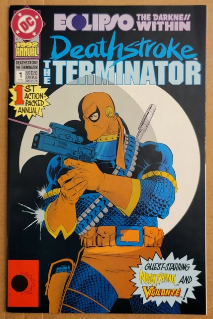 Deathstroke The Terminator Annual 1 / DC / 1992 / Eclipso: The Darkness Within