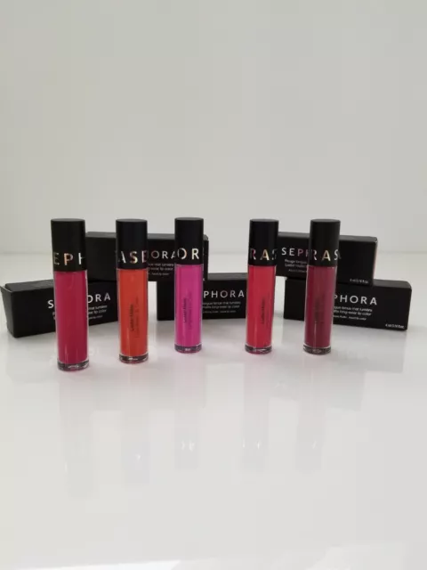 SEPHORA Luster Matte Long-Wear Lip Color Liquid Lipstick FULL SIZE 4 ml.