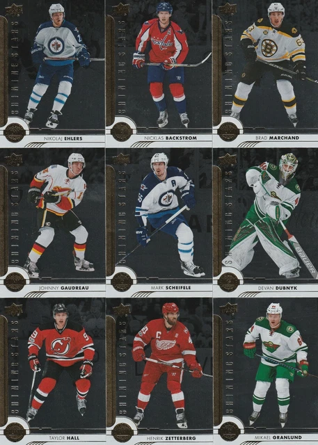 2017-18 Upper Deck Series One Shining Stars 1-100 U Pick From List