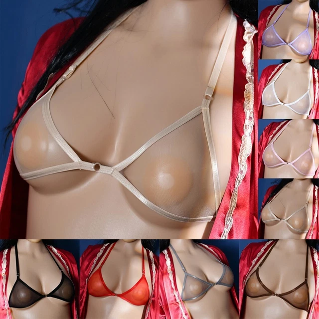 Ensemble de soutien-gorge transparent sans rembourrage soutien-gorge transparent