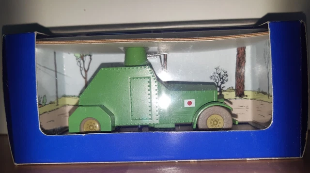 TINTIN ET MILOU Sumida ARM Hergé L'automitrailleuse blindée Le Lotus
