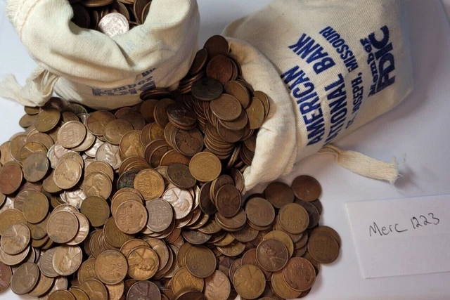 20 Wheat Cents - Guaranteed 4 coins from each decade (teens, 20s, 30s, 40s, 50s)