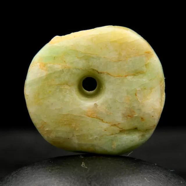 KYRA MINT - ANCIENT Amazonite BEAD - 19.7 mm large - Saharian NEOLITHIC