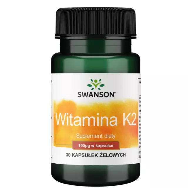 Swanson Natural Vitamin K2 100 µg 30 Kapseln