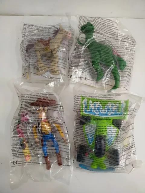 Vintage McDonalds Happy Meal Disney Toy Story 2 Figures (2000) 4/4 Set - Sealed