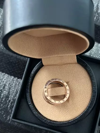 BVLGARI Rose Gold B.Zero1 Ring sale price £1000