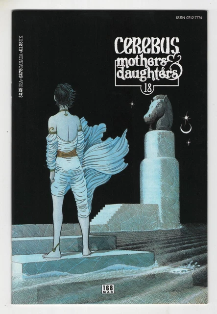 CEREBUS  #168   DAVE SIM   (AARDVARK-VANAHEIM)  VF  or  BETTER!!