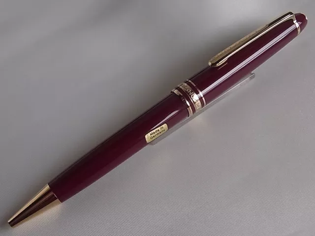 Montblanc Meisterstuck Classique 164 Ballpoint Pen Burgundy Name Carved