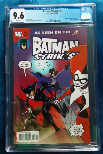Batman Strikes 45 CGC 9.6 Low Print Run Harley Quinn Poison Ivy Catwoman Batgirl