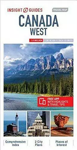 Insight Guides Voyage Carte Canada West (Insight Cartes) Par Guides, Intégré