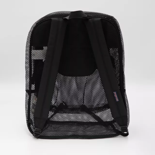 JanSport Mesh Pack Backpack Black Color (Free Shipping) 3