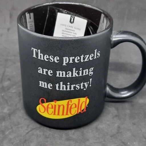 SEINFELD MUG THESE Pretzels Are Making Me Thirsty! New Coffee Mug Cup