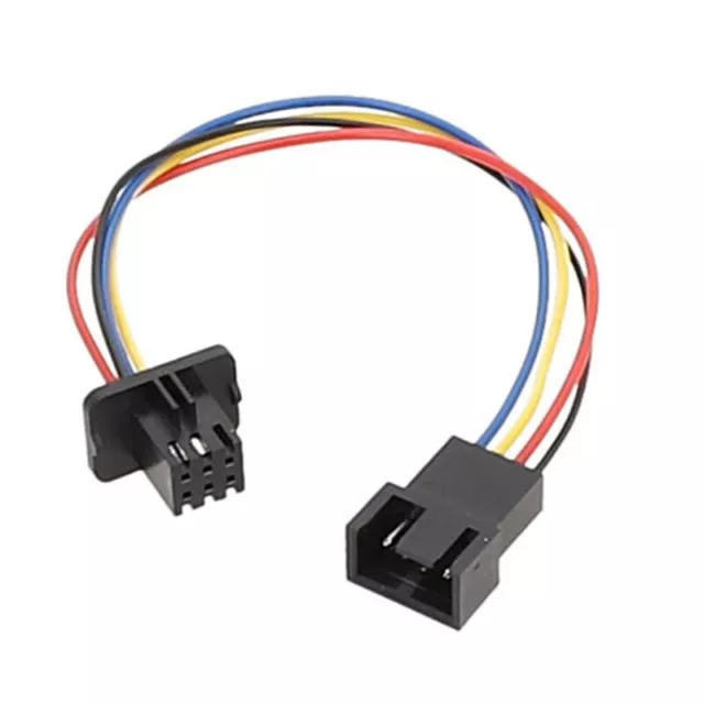 Convenient 4pin Male to 6Pin Female Connector PWM Fan Cable for PC Case Fans