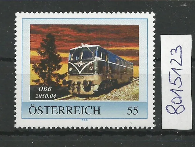 Österreich personalisierte Marke Eisenbahn "ÖBB 2050.04" ** 8015123