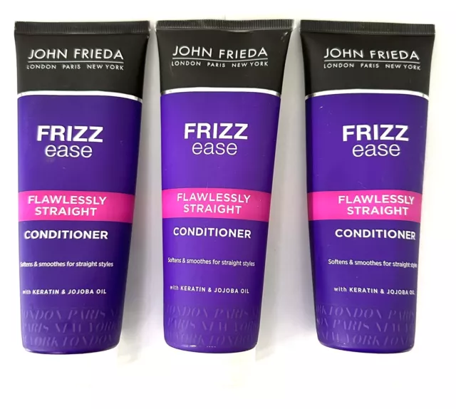 John Frieda Frizz Ease Flawlessly Straight Conditioner - 3x250ml