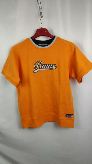 PUMA FELPA MAGLIA UOMO Tg L MAN CASUAL VINTAGE SPORT T- SHIRT SWEATSHIRT