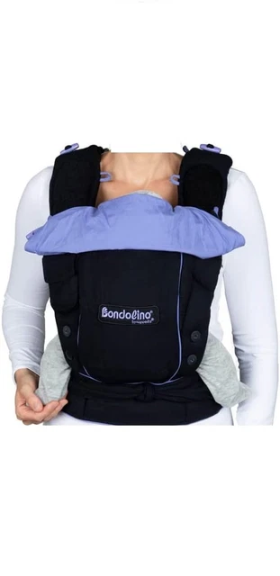Bondolino Porte-Bébé Inclus Lier les Instructions Kba Noir