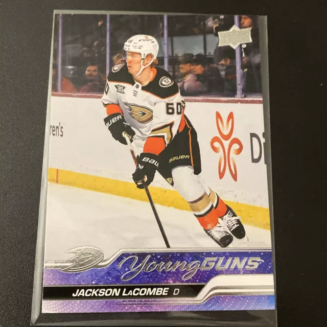 2023-24 Upper Deck Series 2 #456 Jackson LaCombe Young Guns RC Anaheim Ducks