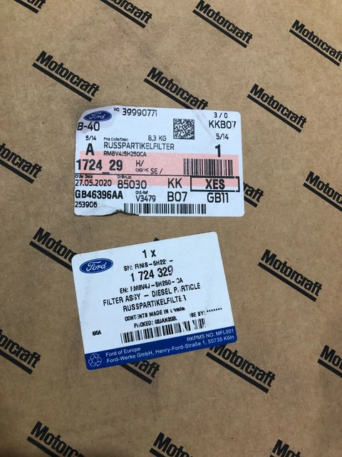 Ford Kuga MK1 2.0 TDCi Diesel Particulate Filter DPF !!!GENUINE!!! 1724329 Ford Kuga MK1 2.0 TDCi Diesel Particulate Filter DPF !!!GENUINE!!! 1724329