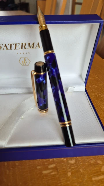 Stylo Bille/Roller Waterman Rhapsody Caviar Collection - Noir Et Blanc - Neuf De Stock - Modèle Prestige