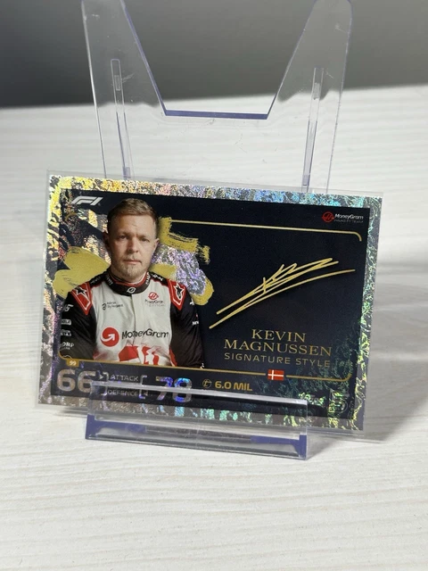 KEVIN MAGNUSSEN TOPPS F1 Turbo Attax 2024 Signature Style Haas F1