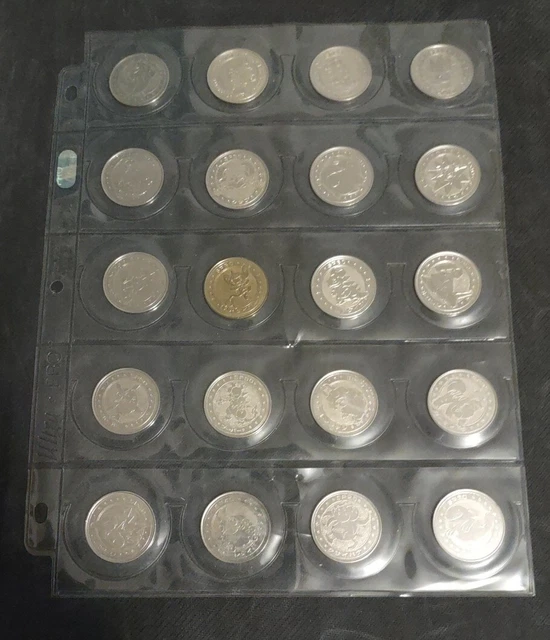 Rare Pokemon Japanese SP 20 Metal Battle Coins Collector's Set *Encased* Rare Pokemon Japanese SP 20 Metal Battle Coins Collector's Set *Encased*