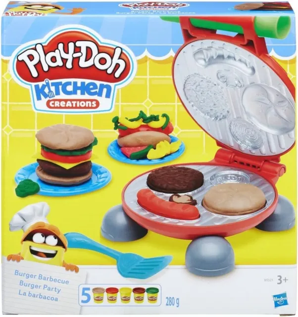 Play-Doh, Mon Premier Kit avec 4 Pots de Pate a Modeler & Pte à Paillettes