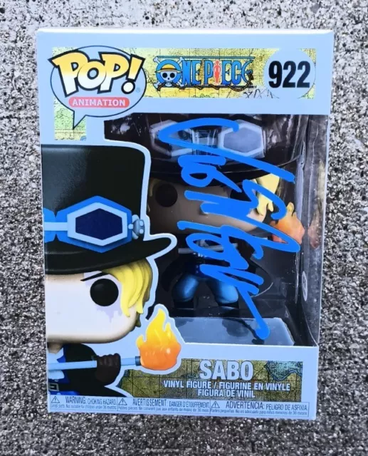 ONE PIECE Vic Mignogna SIGNED Sabo Funko Pop PSA/DNA