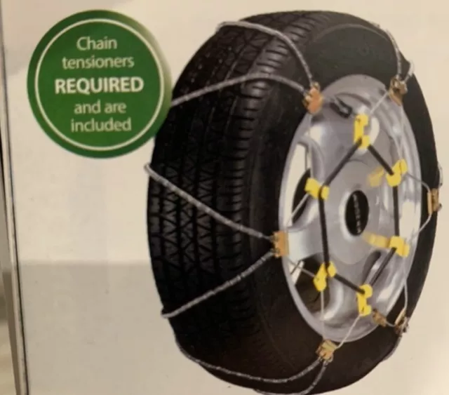 *New* *Scc Z Chain* Lt Suv Cuv Cable Chains + Tensioners Tire Chains 35