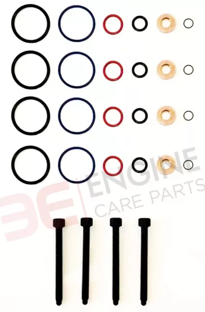 4 X Joint Injecteur Kit et Boulons pour Bosch Pd Injecteur - VW Transporter 1.9