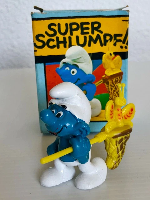 PEYO/SCHLEICH - Figurine Schtroumpf n°40217 - Photographe/appareil