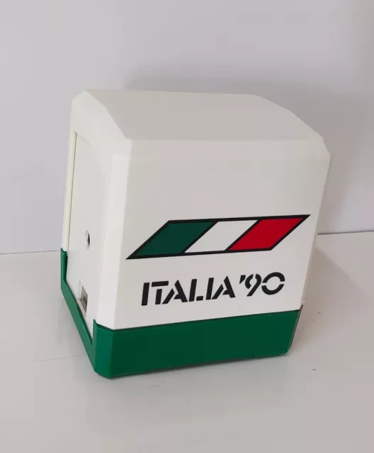 Italia 90 Portatovaglioli Vintage Da Bar In Plastica Pubblicitario Italia 90