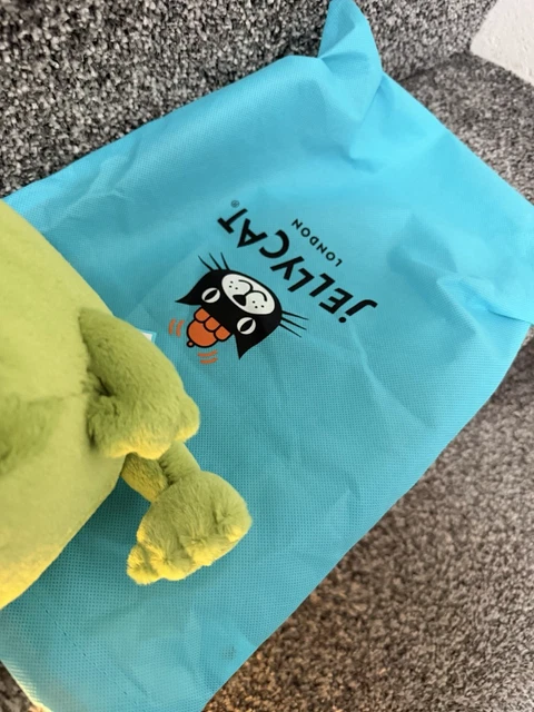 JELLYCAT RICKY RAIN Frog Medium Green Plush Soft Toy With Tags RR3FN £ ...