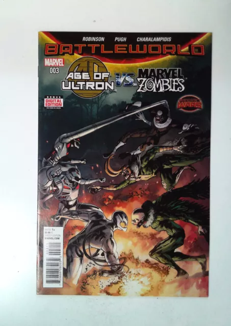 2015 Age of Ultron vs. Marvel Zombies #3 Marvel Comics Battleworld Comic Book