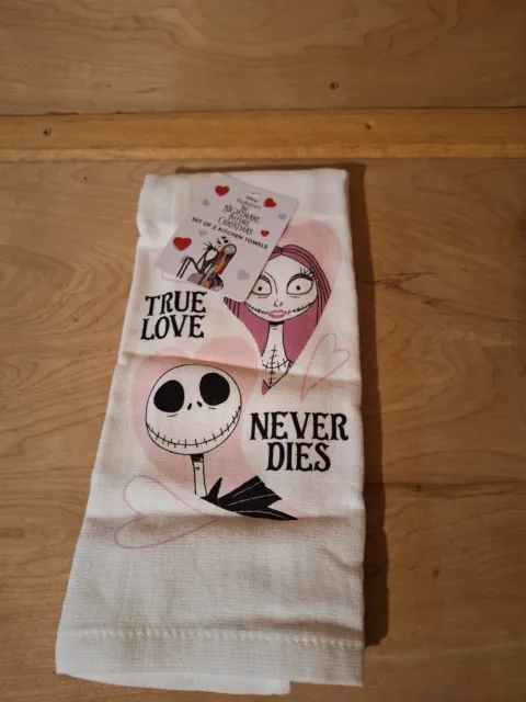 DISNEY TIM BURTONS the nightmare before christmas kitchen towels set of ...