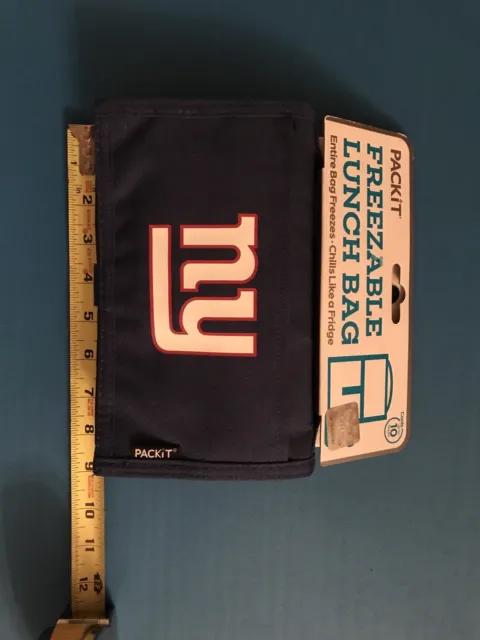 Paquete de bolsa de almuerzo plegable congelable congelable de los New York Giants de la NFL