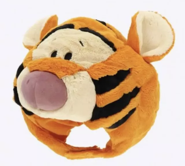 Tokyo Disney Resort Winnie the Pooh Tigger Fluffy Plush Hat Fun Cap Japan adults