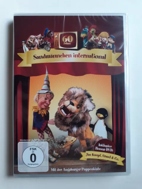 Sandmännchen international NEU/OVP 60 Jahre Augsburger Puppenkiste + Bonus DVD