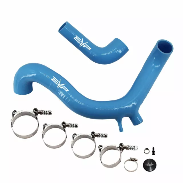 Evolution Powersports Blue Silicone Charge Tube BOV Port Maverick X3 2020+ All