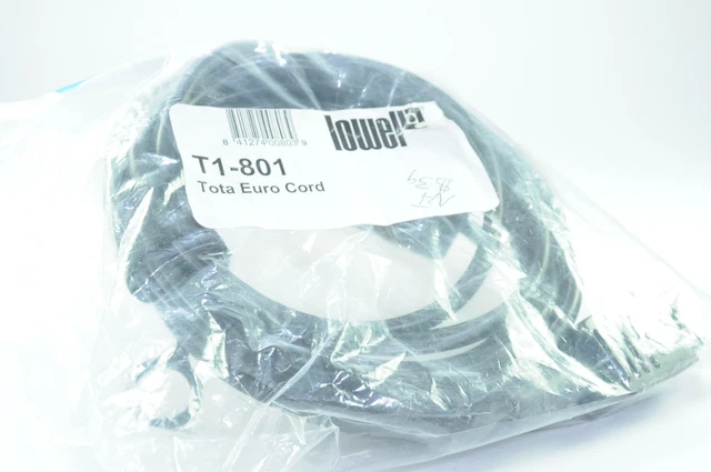Lowel Cable T1-801 F/Tota, Omni, DP Lights - Eurocord - 16' #G702