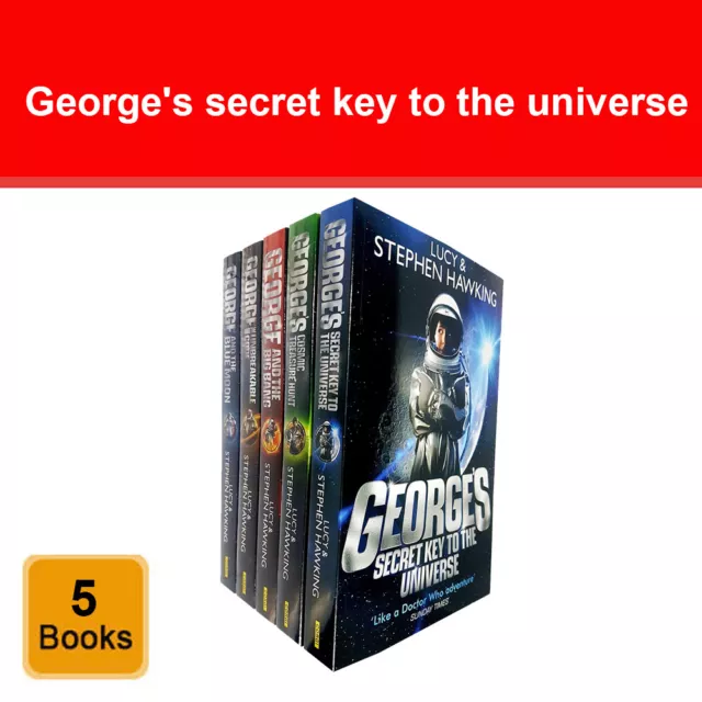 Stephen & Lucy Hawking's George's Secret Key to the Universe series 5 books Set