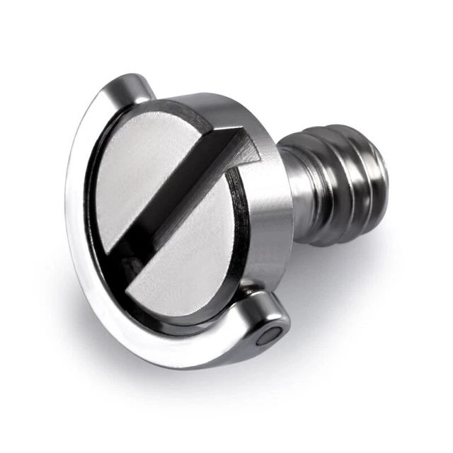 Metal 1/4" Mounting Screw D Ring/without  10mm Shaft for Camera Tripod