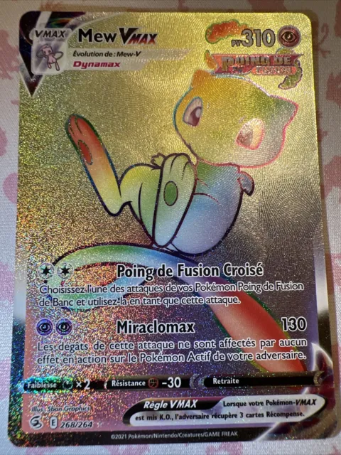 Carte Pokémon Mew VMAX 268/264 de la série Poing de Fusion en vente au  meilleur