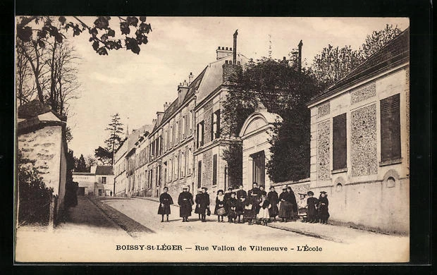 CPA Boissy-Saint-Léger, Rue Vallon de Villeneuve, L´École