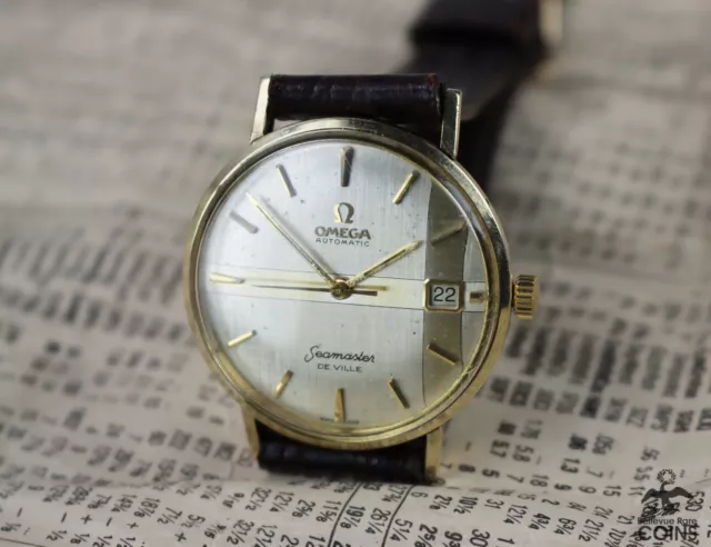 1960'S OMEGA SEAMASTER De Ville 14k Gold Filled Automatic Men's