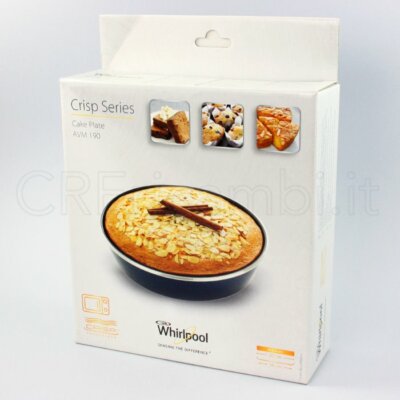 Base TORTIERA PIATTO CRISP WHIRLPOOL MICROONDE AVM190 BASE 19 cm SMALL CAKE PLATE 